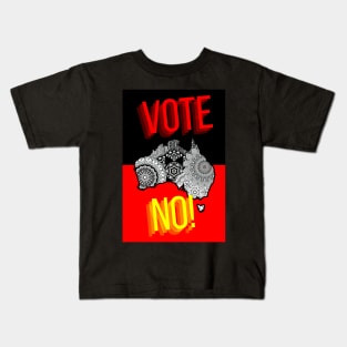 Vote No To The Voice Indigenous Voice To Parliament Kids T-Shirt